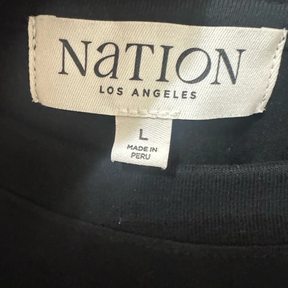 Nation LTD Jac Muscle Tank Dress Black Size Large - Picture 4 of 5